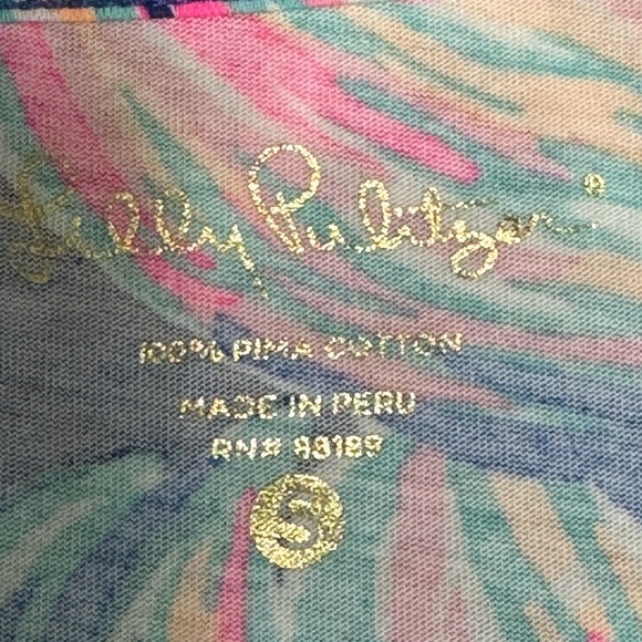 Lily Pulitzer Marlowe Going Coastal Pima Cotton Mini Dress S Blue Resort Beach - Picture 6 of 7